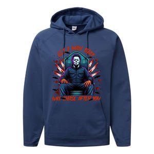 Get A Man That Will Chase After You Est 1978 Myers Halloween Performance Fleece Hoodie