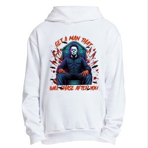 Get A Man That Will Chase After You Est 1978 Myers Halloween Urban Pullover Hoodie