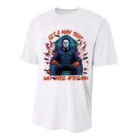 Get A Man That Will Chase After You Est 1978 Myers Halloween Performance Sprint T-Shirt