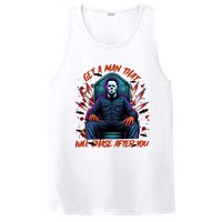 Get A Man That Will Chase After You Est 1978 Myers Halloween PosiCharge Competitor Tank