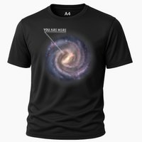 Galaxy Astronomy Milky Way Space SciFi Cooling Performance Crew T-Shirt
