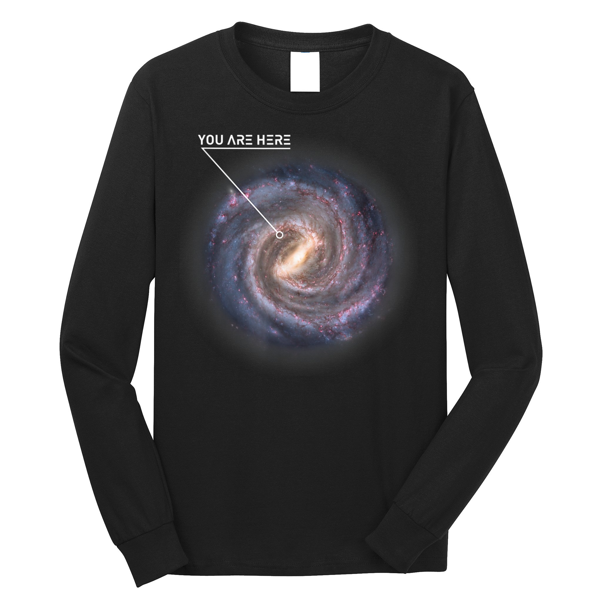 Galaxy Astronomy Milky Way Space SciFi Long Sleeve Shirt