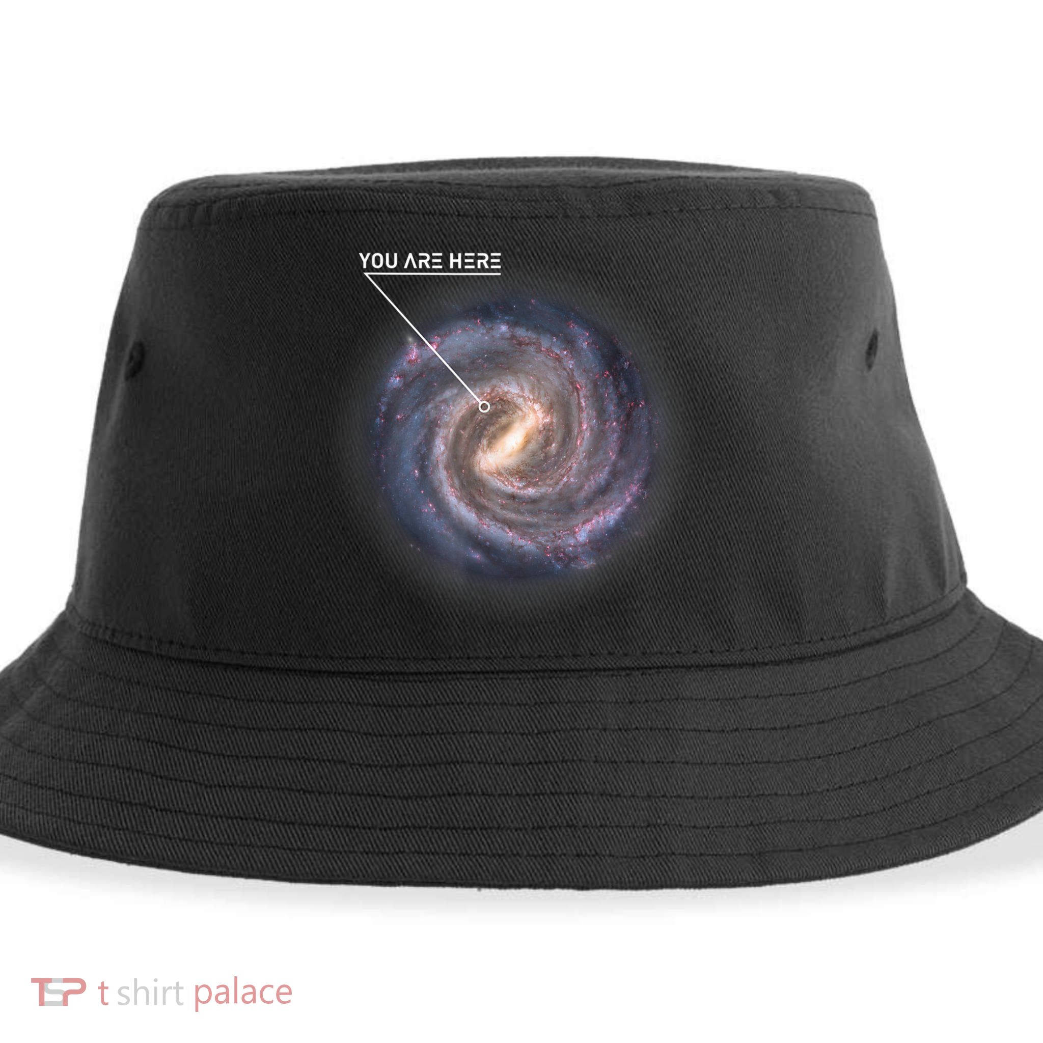 Galaxy Astronomy Milky Way Space SciFi Sustainable Bucket Hat