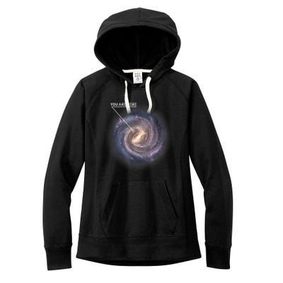 Galaxy Astronomy Milky Way Space SciFi Women's Fleece Hoodie