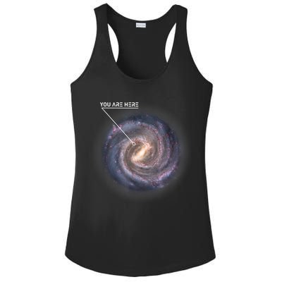 Galaxy Astronomy Milky Way Space SciFi Ladies PosiCharge Competitor Racerback Tank
