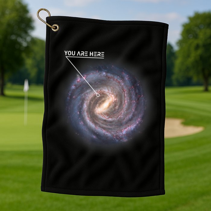 Galaxy Astronomy Milky Way Space SciFi Golf Towel