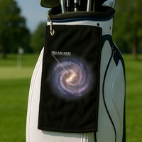 Galaxy Astronomy Milky Way Space SciFi Golf Towel