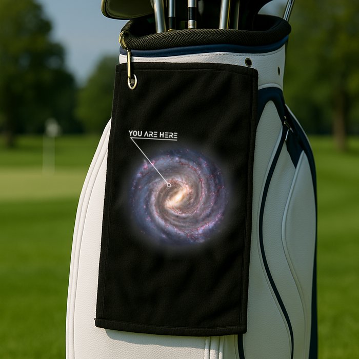 Galaxy Astronomy Milky Way Space SciFi Golf Towel