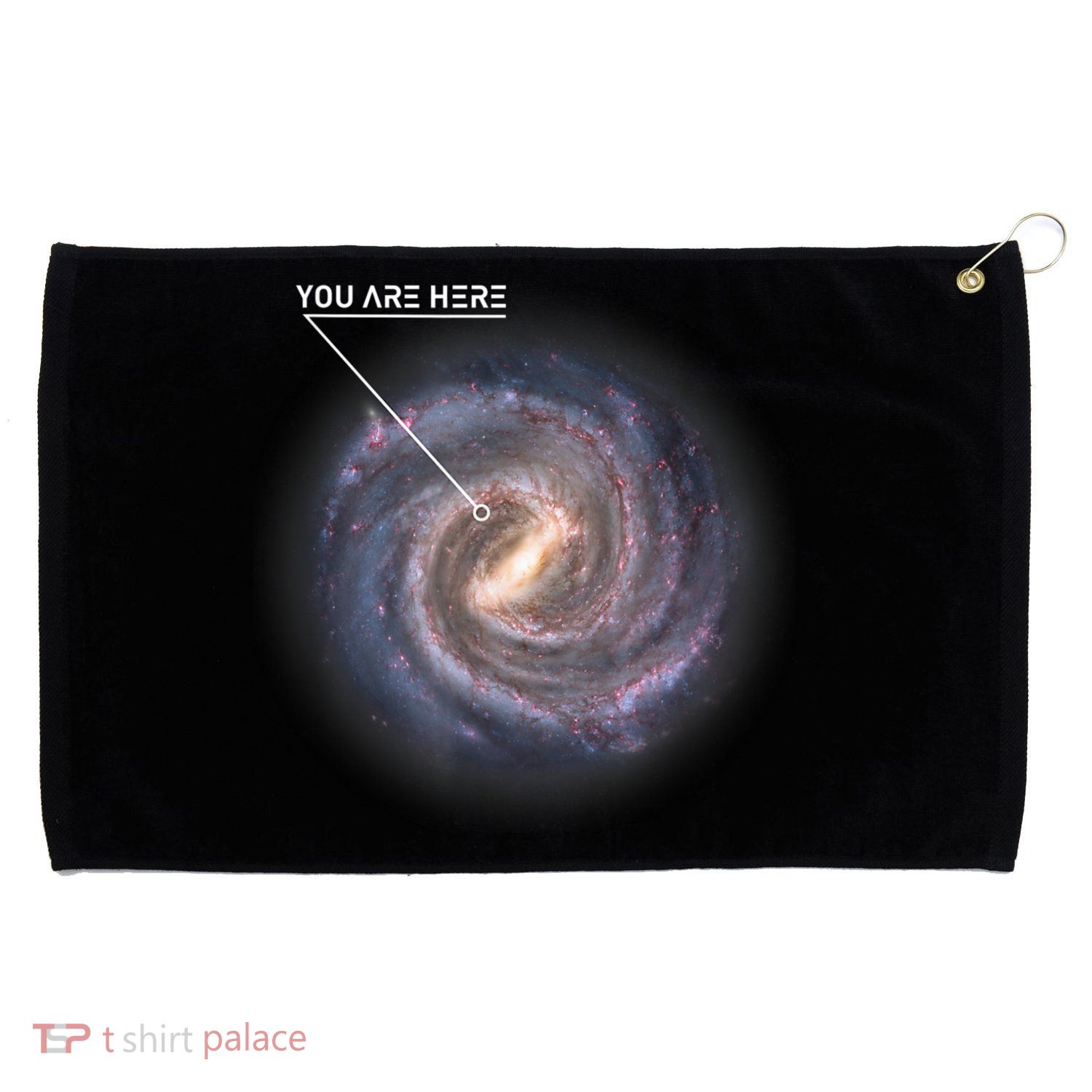 Galaxy Astronomy Milky Way Space SciFi Grommeted Golf Towel