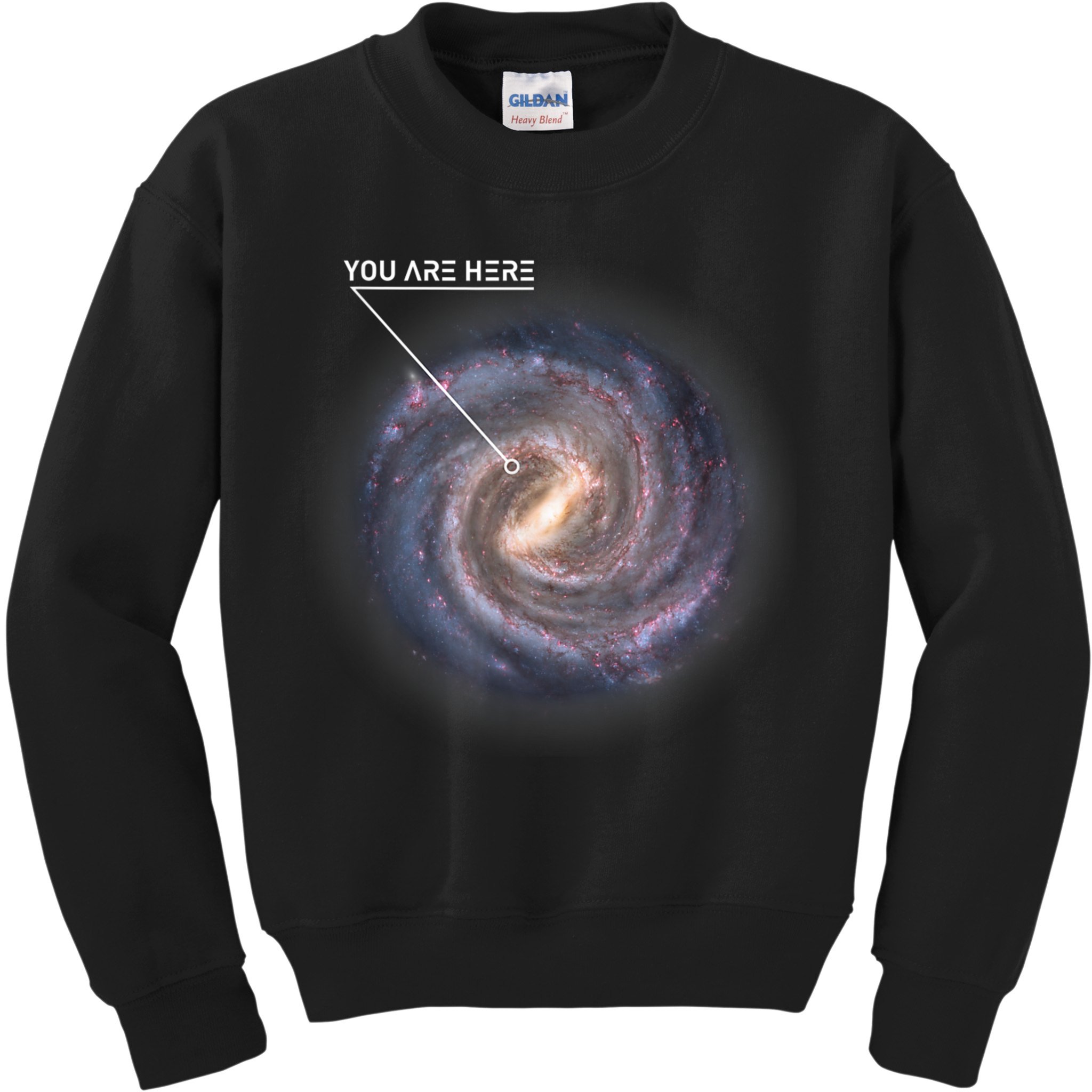 Galaxy Astronomy Milky Way Space SciFi Kids Sweatshirt