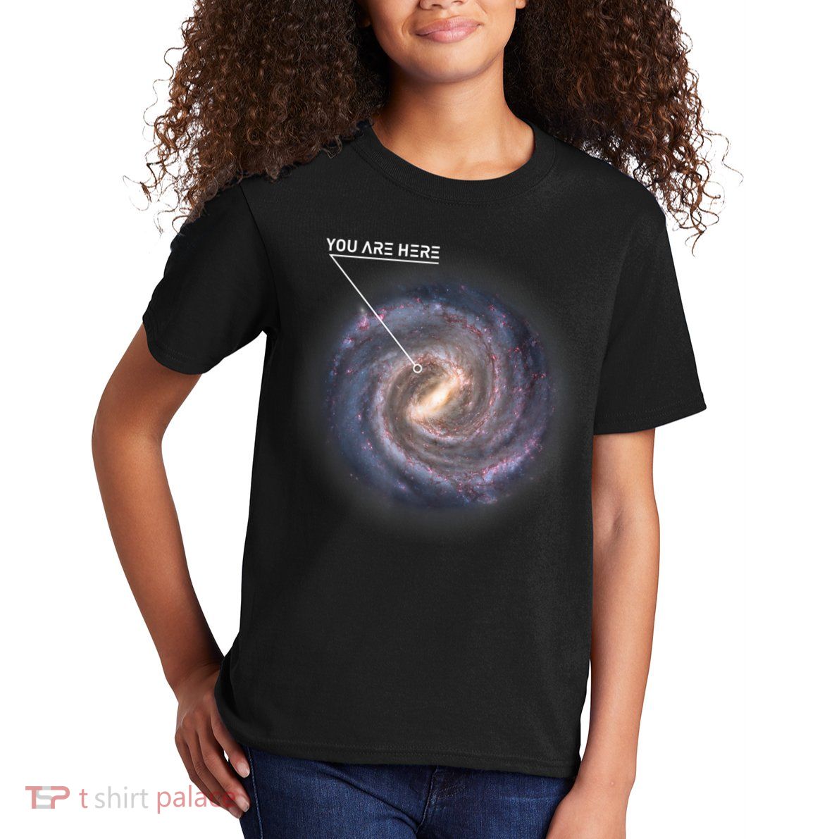 Galaxy Astronomy Milky Way Space SciFi Kids T-Shirt
