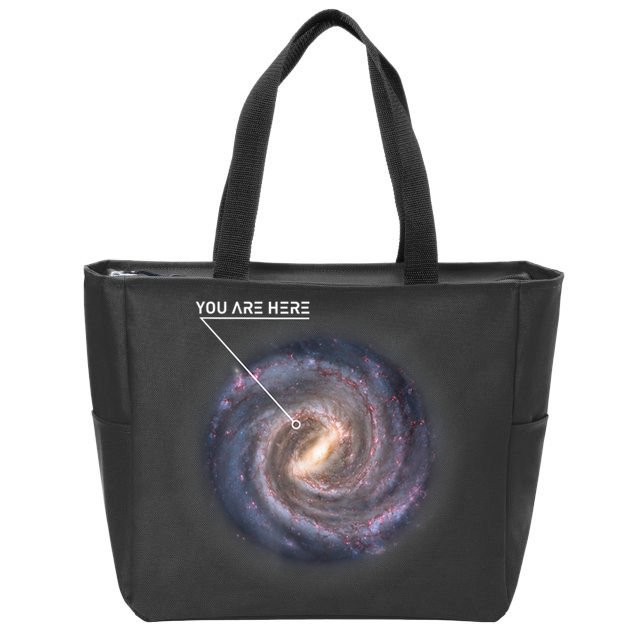 Galaxy Astronomy Milky Way Space SciFi Zip Tote Bag