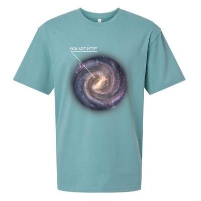 Galaxy Astronomy Milky Way Space SciFi Sueded Cloud Jersey T-Shirt
