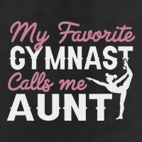 Gymnastics Aunt My Favorite Gymnast Calls Me Aunt Adult Drive Performance Visor