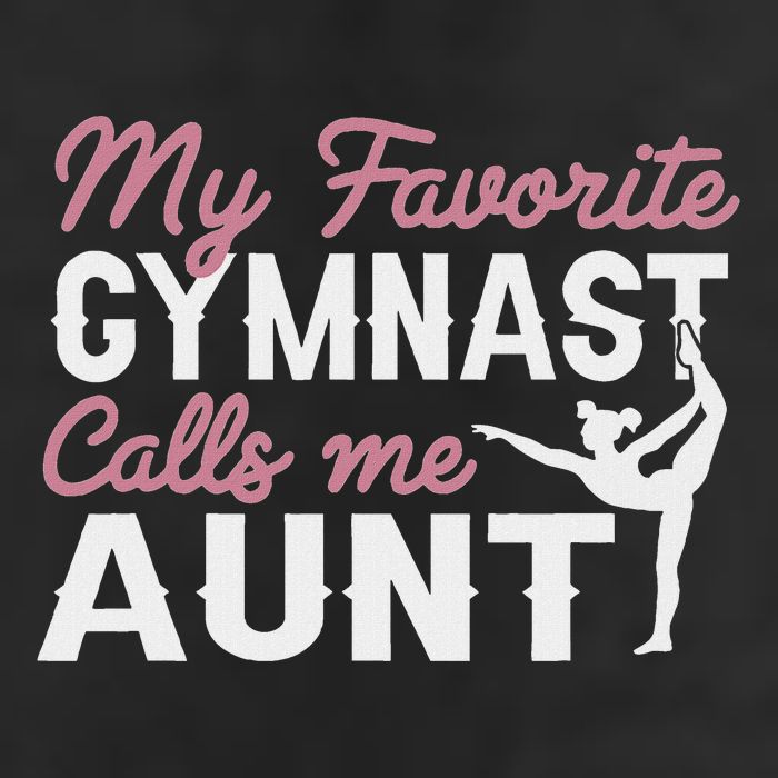 Gymnastics Aunt My Favorite Gymnast Calls Me Aunt Adult Drive Performance Visor