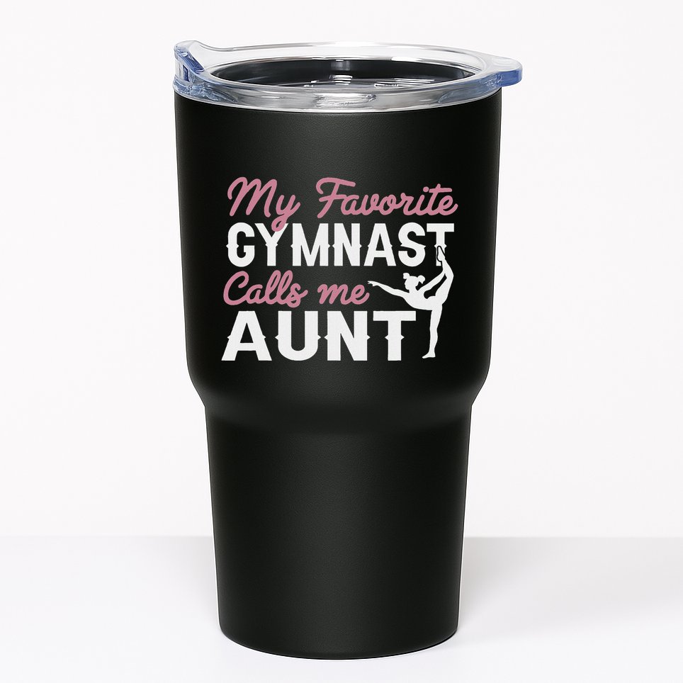 Gymnastics Aunt My Favorite Gymnast Calls Me Aunt Tumbler