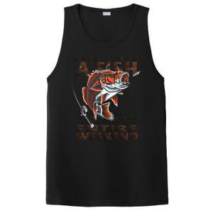 Give A Man A Fish Funny Fishing Fanatic PosiCharge Competitor Tank