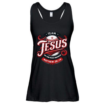 Go And Make Disciples Matthew 2819 Bible Verse Jesus Faith Ladies Essential Flowy Tank
