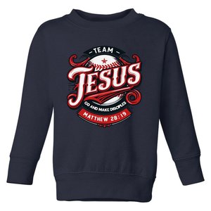 Go And Make Disciples Matthew 2819 Bible Verse Jesus Faith Toddler Sweatshirt