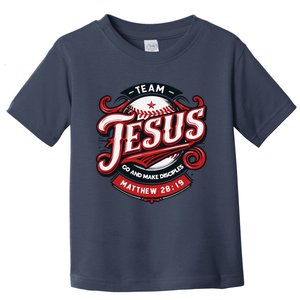 Go And Make Disciples Matthew 2819 Bible Verse Jesus Faith Toddler T-Shirt