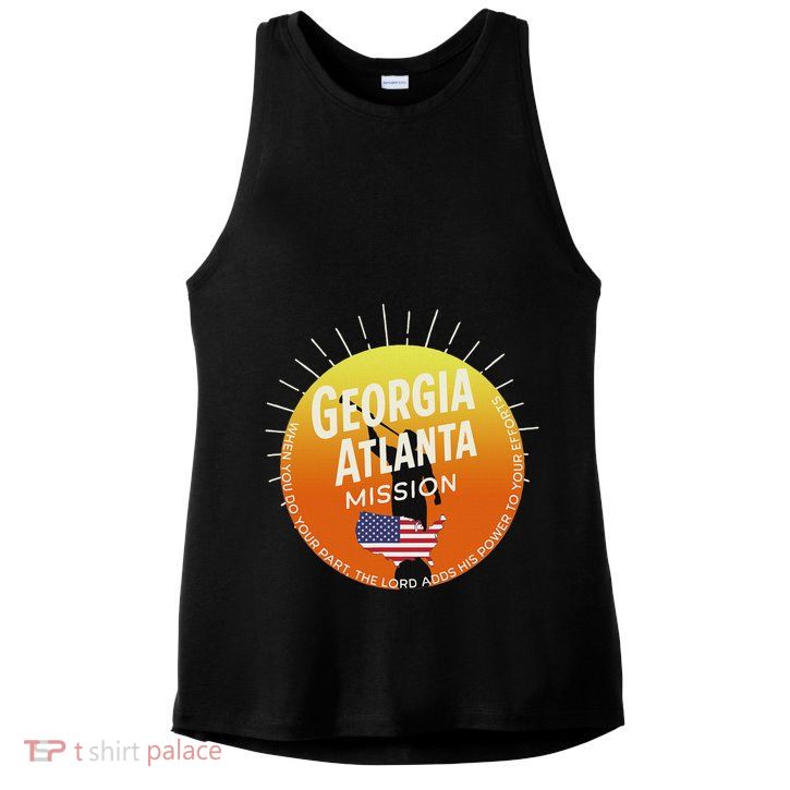 Georgia Atlanta Mormon Lds Mission Missionary Gift Ladies PosiCharge Tri-Blend Wicking Tank