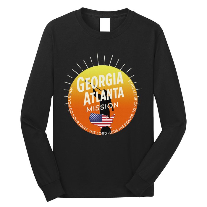 Georgia Atlanta Mormon Lds Mission Missionary Gift Long Sleeve Shirt