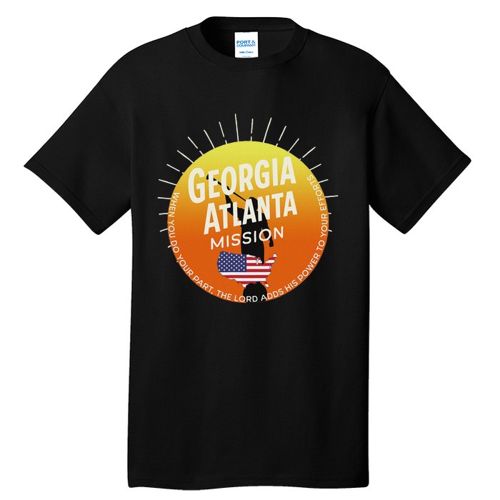 Georgia Atlanta Mormon Lds Mission Missionary Gift Tall T-Shirt