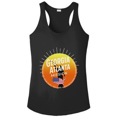 Georgia Atlanta Mormon Lds Mission Missionary Gift Ladies PosiCharge Competitor Racerback Tank