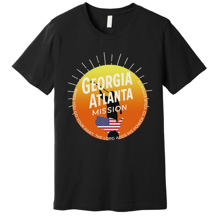 Georgia Atlanta Mormon Lds Mission Missionary Gift Premium T-Shirt