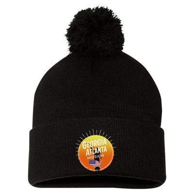 Georgia Atlanta Mormon Lds Mission Missionary Gift Pom Pom 12in Knit Beanie