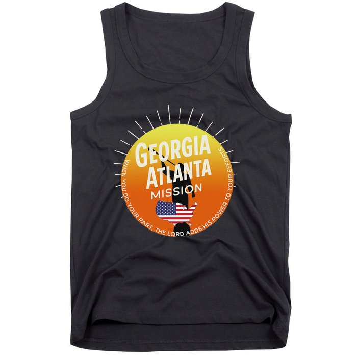 Georgia Atlanta Mormon Lds Mission Missionary Gift Tank Top