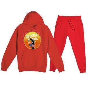 Georgia Atlanta Mormon Lds Mission Missionary Gift Premium Hooded Sweatsuit Set