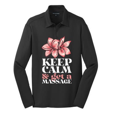 Get A Massage Therapist PT Massage Therapy Silk Touch Performance Long Sleeve Polo