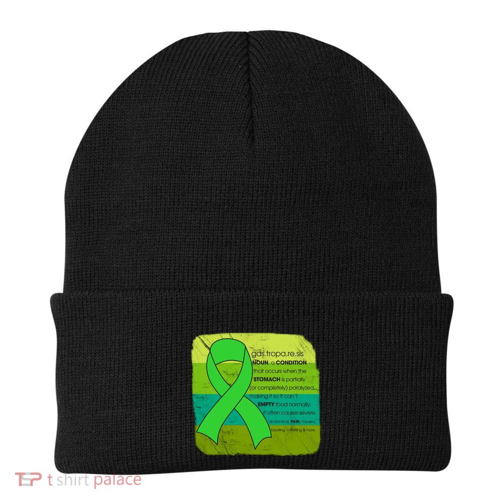 Gastric Awareness Month Funny Gift Definition Of Gastroparesis Gift Beanie