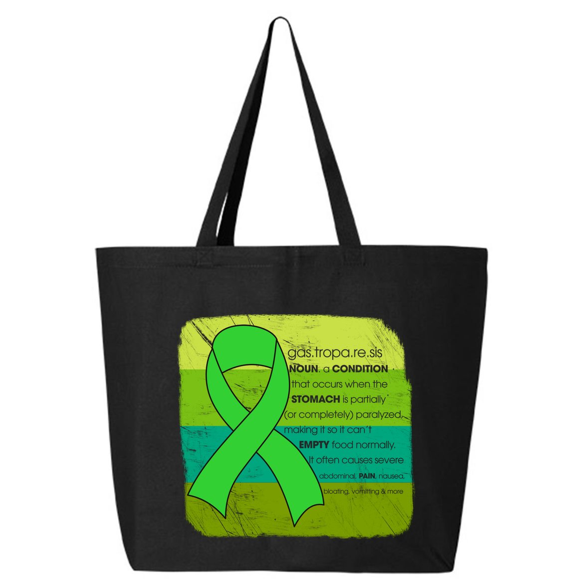 Gastric Awareness Month Funny Gift Definition Of Gastroparesis Gift 25L Jumbo Tote