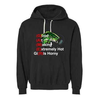 Good At Making Extremely Hot Girl Gamer Ironic Meme Garment-Dyed Fleece Hoodie