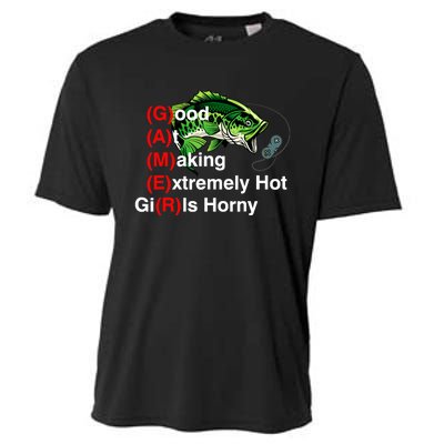 Good At Making Extremely Hot Girl Gamer Ironic Meme Cooling Performance Crew T-Shirt