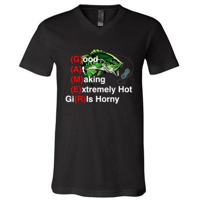 Good At Making Extremely Hot Girl Gamer Ironic Meme V-Neck T-Shirt