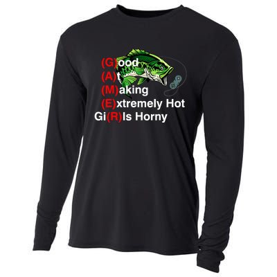 Good At Making Extremely Hot Girl Gamer Ironic Meme Cooling Performance Long Sleeve Crew