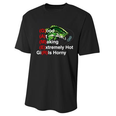 Good At Making Extremely Hot Girl Gamer Ironic Meme Performance Sprint T-Shirt