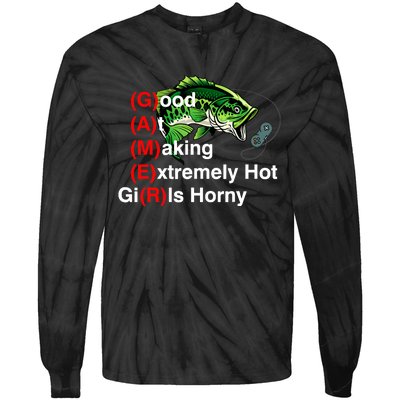 Good At Making Extremely Hot Girl Gamer Ironic Meme Tie-Dye Long Sleeve Shirt