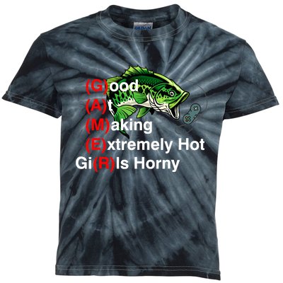 Good At Making Extremely Hot Girl Gamer Ironic Meme Kids Tie-Dye T-Shirt