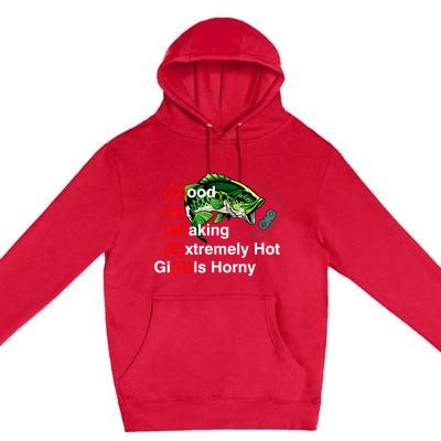 Good At Making Extremely Hot Girl Gamer Ironic Meme Premium Pullover Hoodie