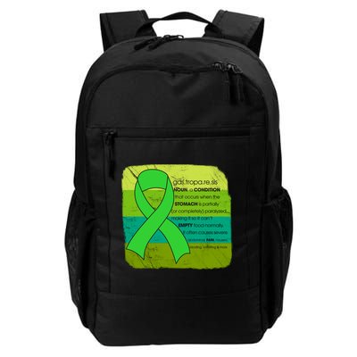 Gastric Awareness Month Funny Gift Definition Of Gastroparesis Gift Backpack