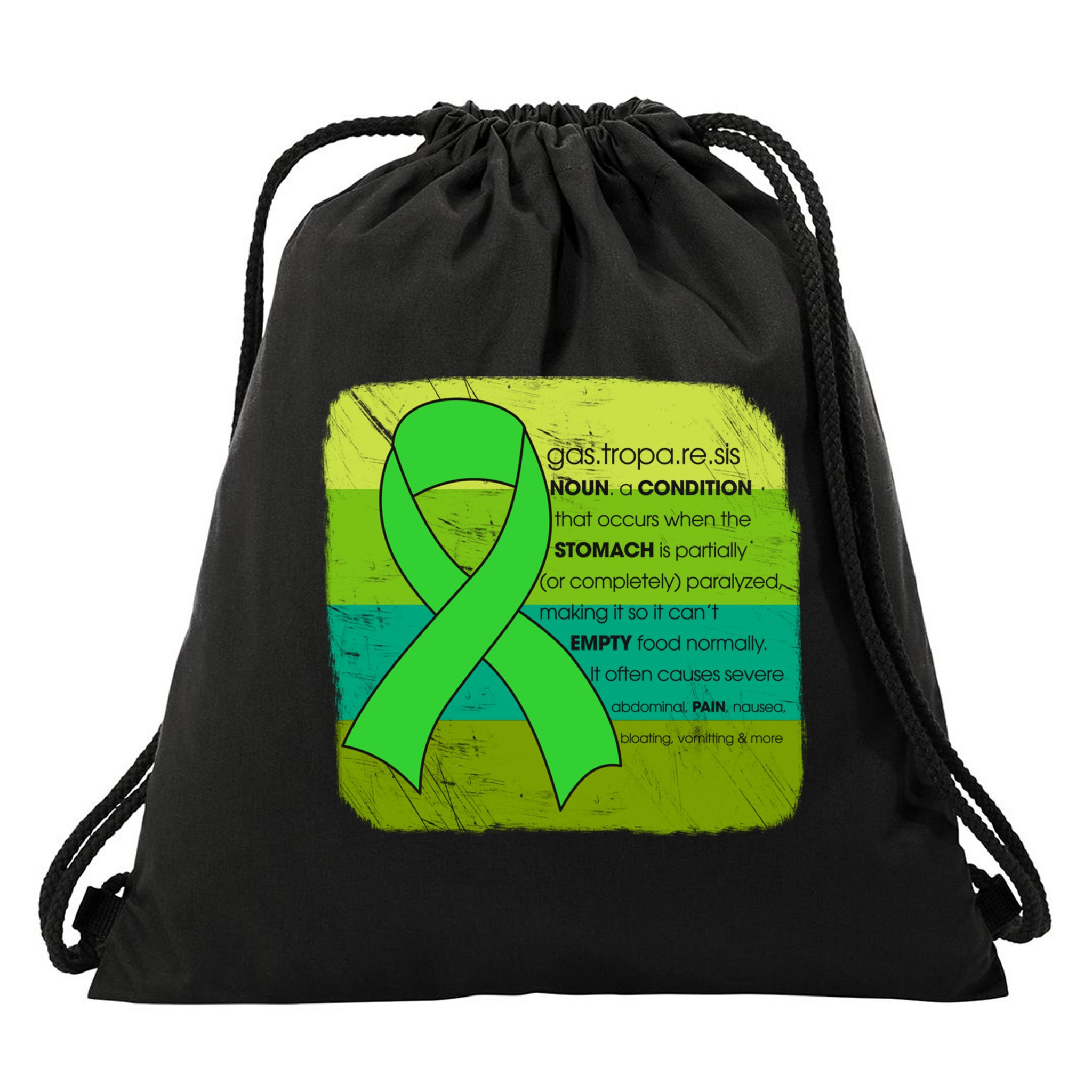 Gastric Awareness Month Funny Gift Definition Of Gastroparesis Gift Drawstring Bag