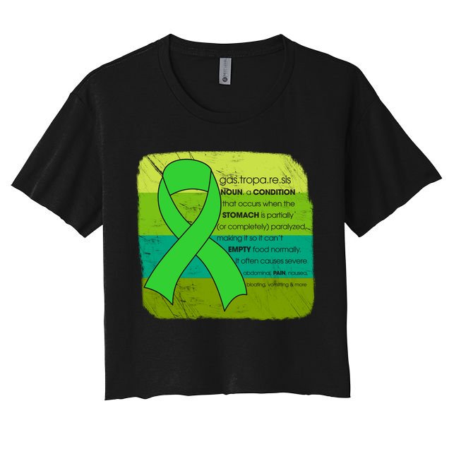 Gastric Awareness Month Funny Gift Definition Of Gastroparesis Gift Crop Top