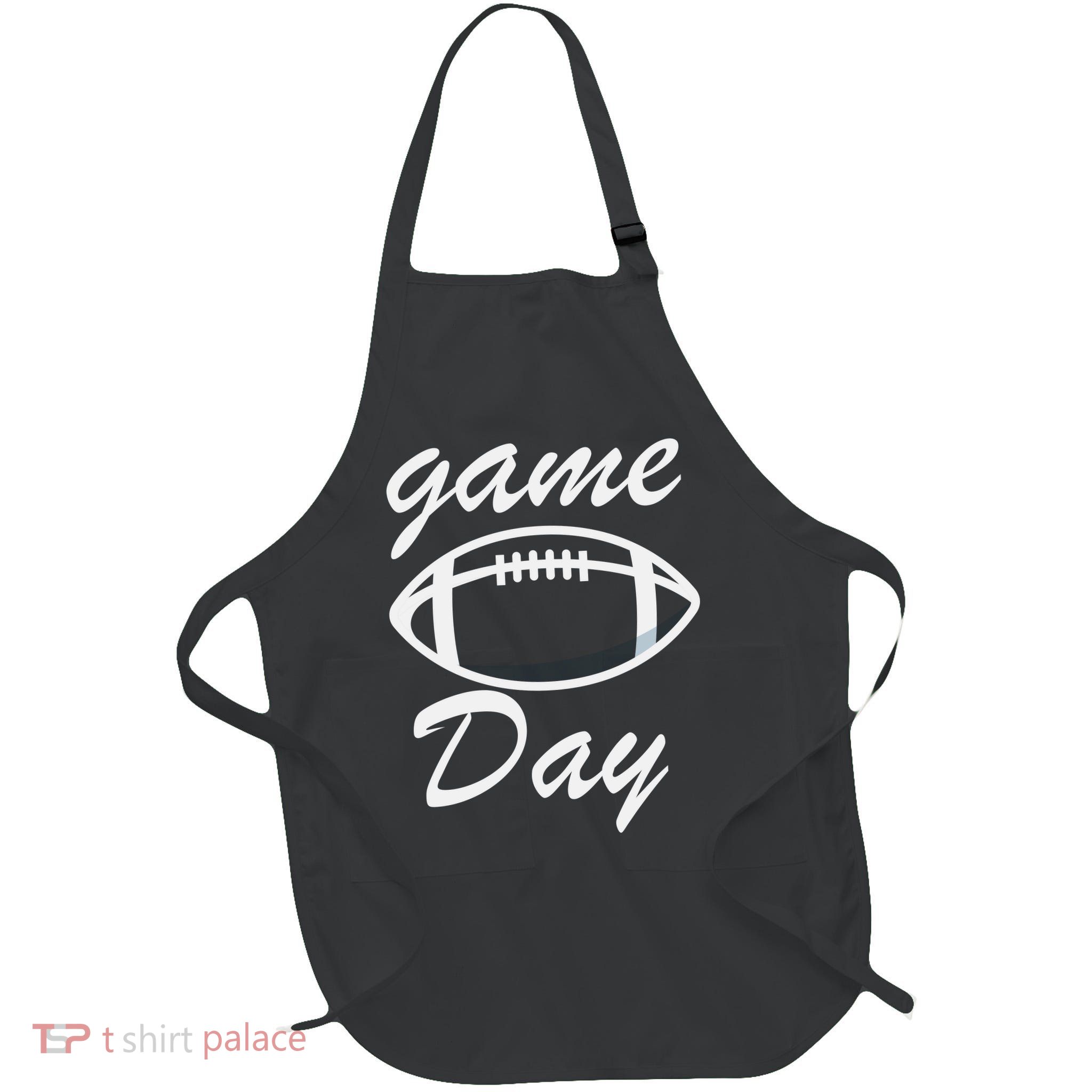 Game Day Full-Length Apron With Pockets