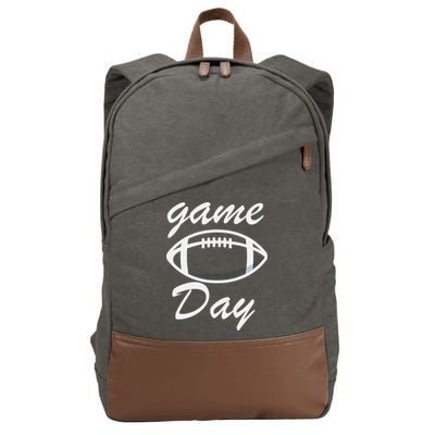 Game Day Cotton Canvas Backpack