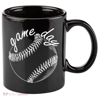 Game Day Baseball Fan 11oz C Handle Ceramic Mug