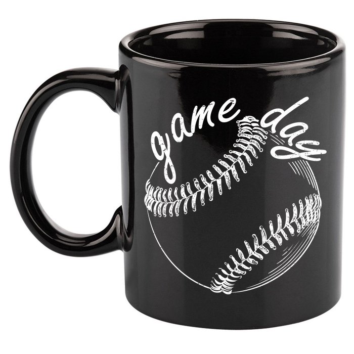 Game Day Baseball Fan 11oz C Handle Ceramic Mug
